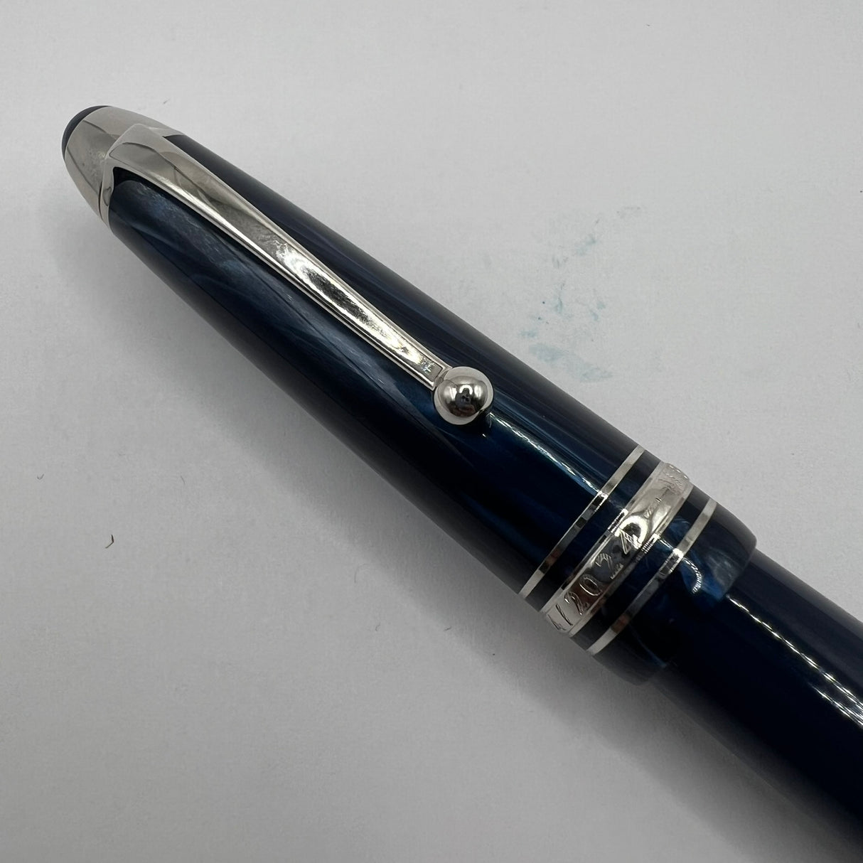 Montblanc Origin Blue #146 LeGrand Fountain Pen -  Medium 18kt Gold Nib