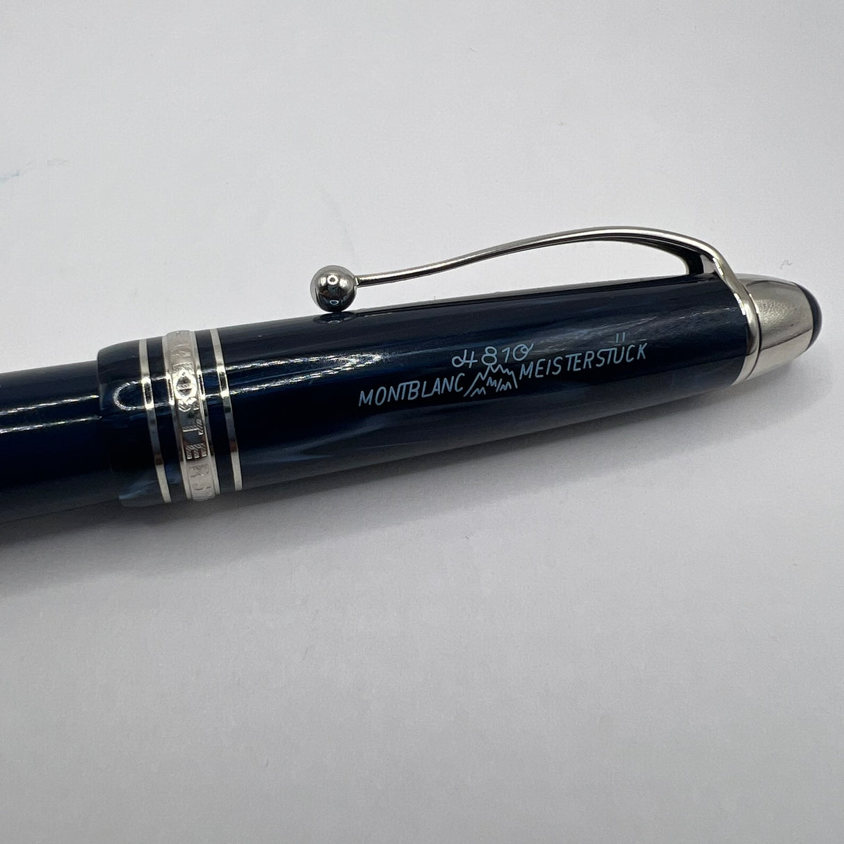 Montblanc Origin Blue #146 LeGrand Fountain Pen -  Medium 18kt Gold Nib