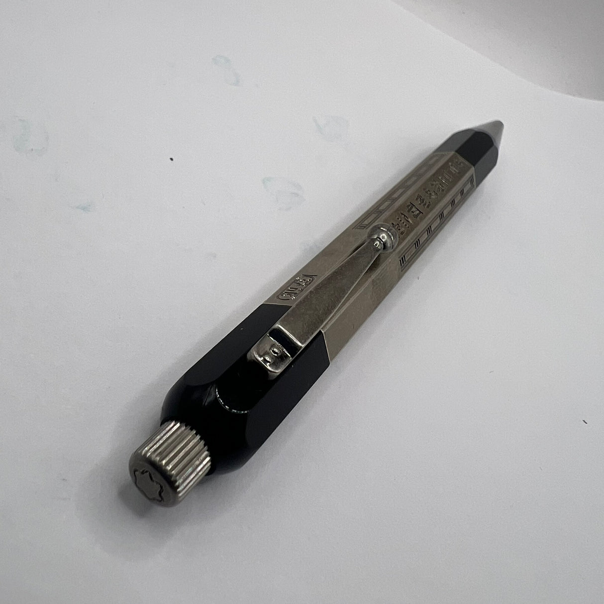 Montblanc Heritage Egyptomania Doue Ballpoint Pen - Features "Montblanc" in Egyptian Hieroglyphics on Barrel