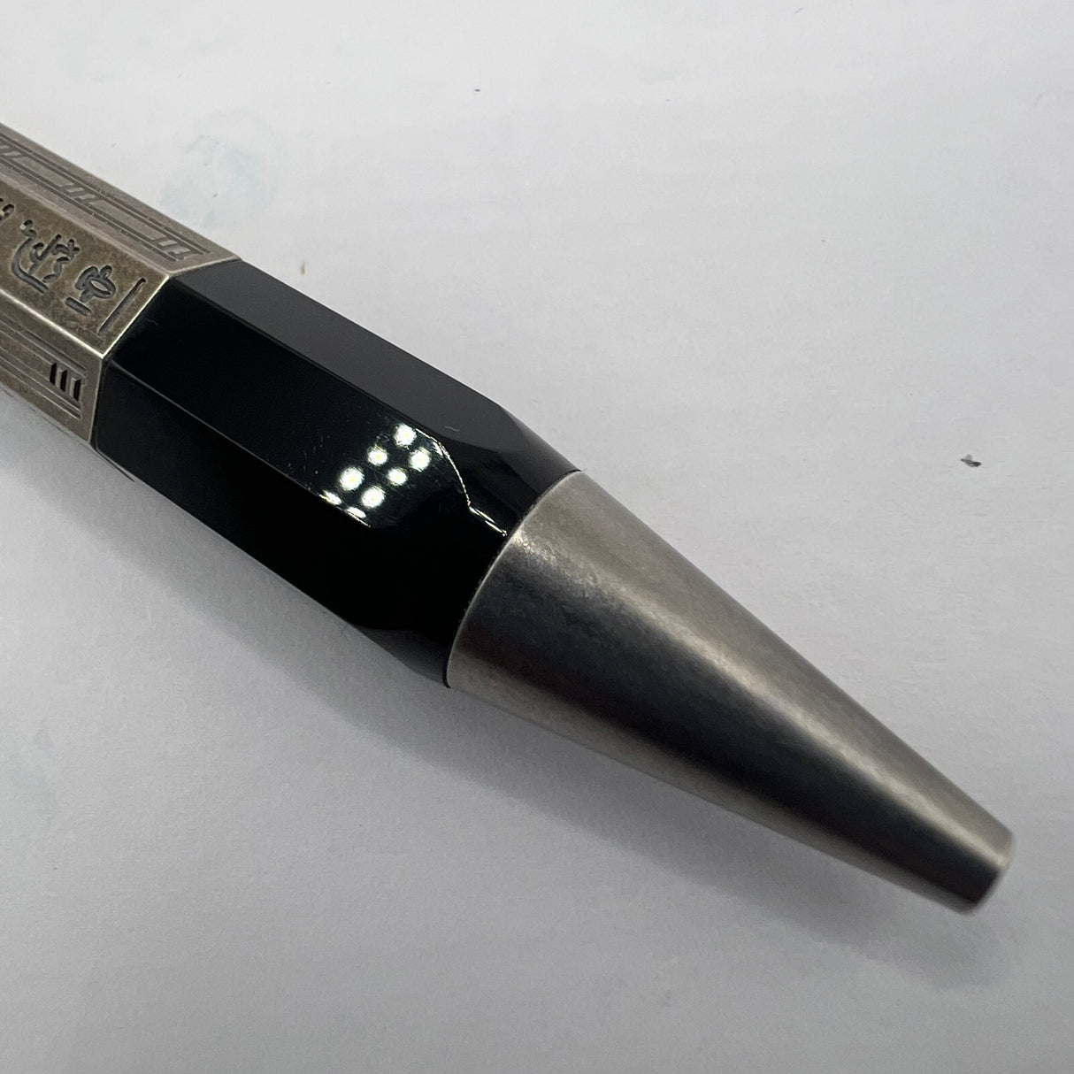Montblanc Heritage Egyptomania Doue Ballpoint Pen - Features "Montblanc" in Egyptian Hieroglyphics on Barrel