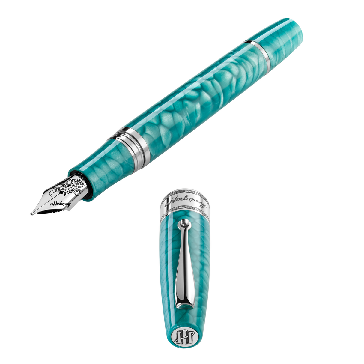 Montegrappa Regal Year Of The Dragon Laguna Blue Fountain Pen