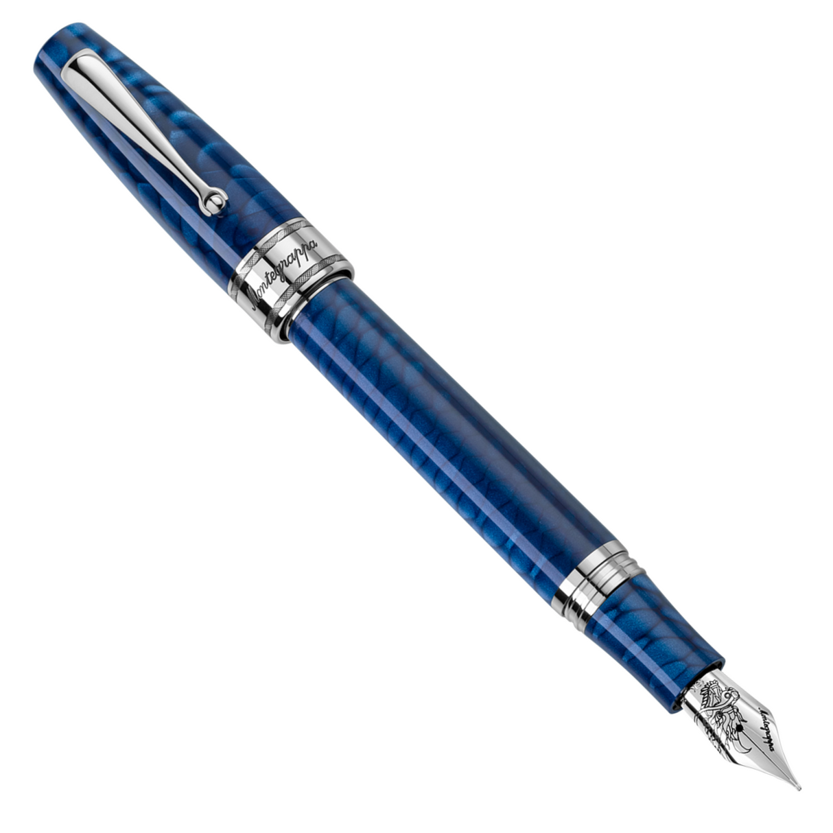 Montegrappa Regal Year Of The Dragon Indigo Blue Fountain Pen