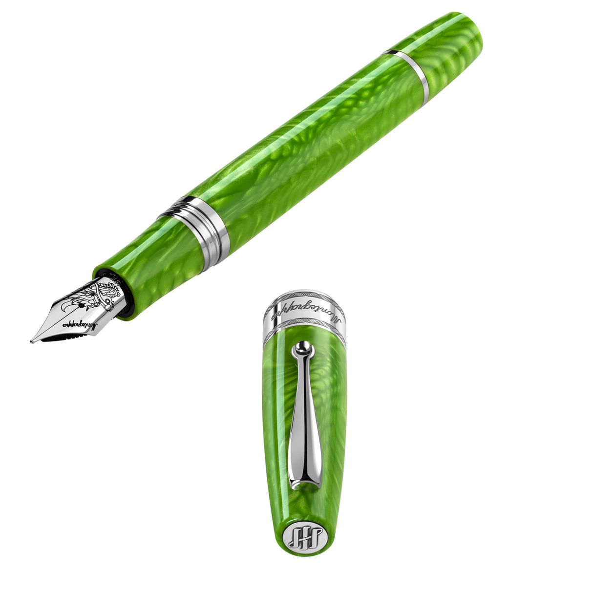 Montegrappa Regal Year Of The Dragon Mamba Green Fountain Pen