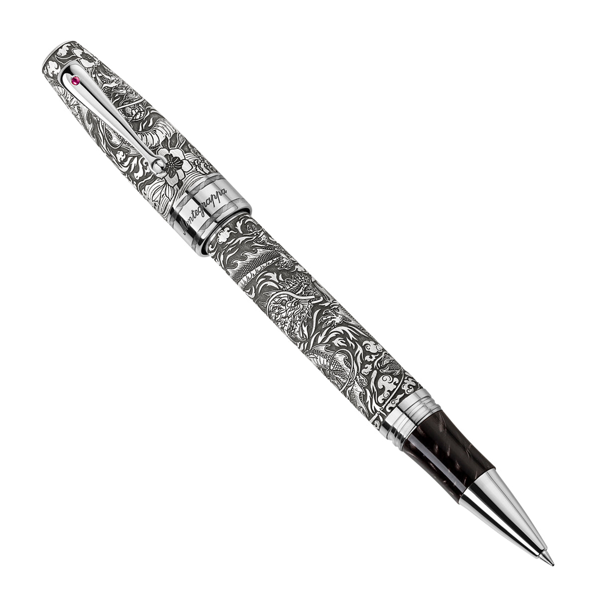 Montegrappa Imperial Year Of The Dragon Silver Limited Edition - Rollerball