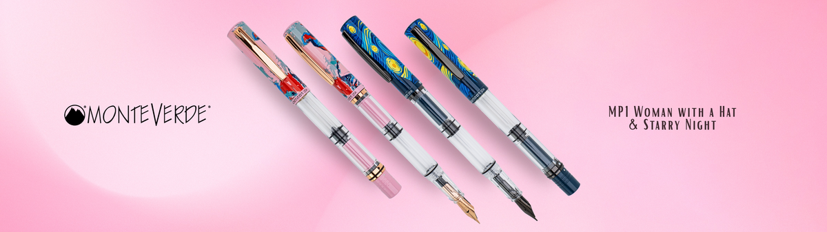 Monteverde MP1  Starry Night And Woman With A Hat Fountain Pen collection