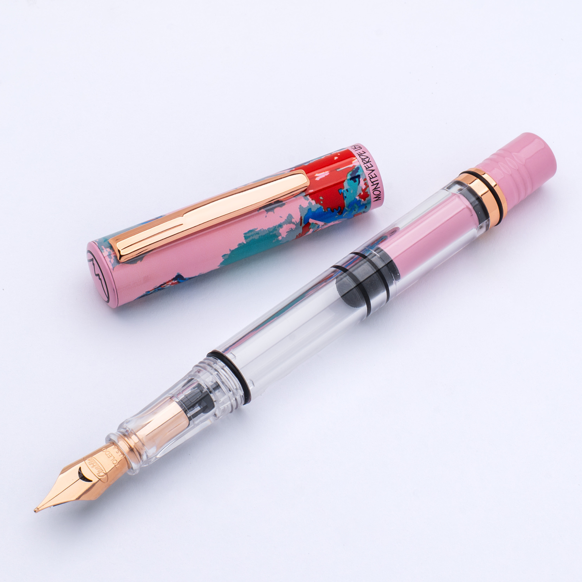 Monteverde MP1 Woman with a Hat 1905 – Fine Art Series Fountain Pen + 15ml Pink Ink Bottle