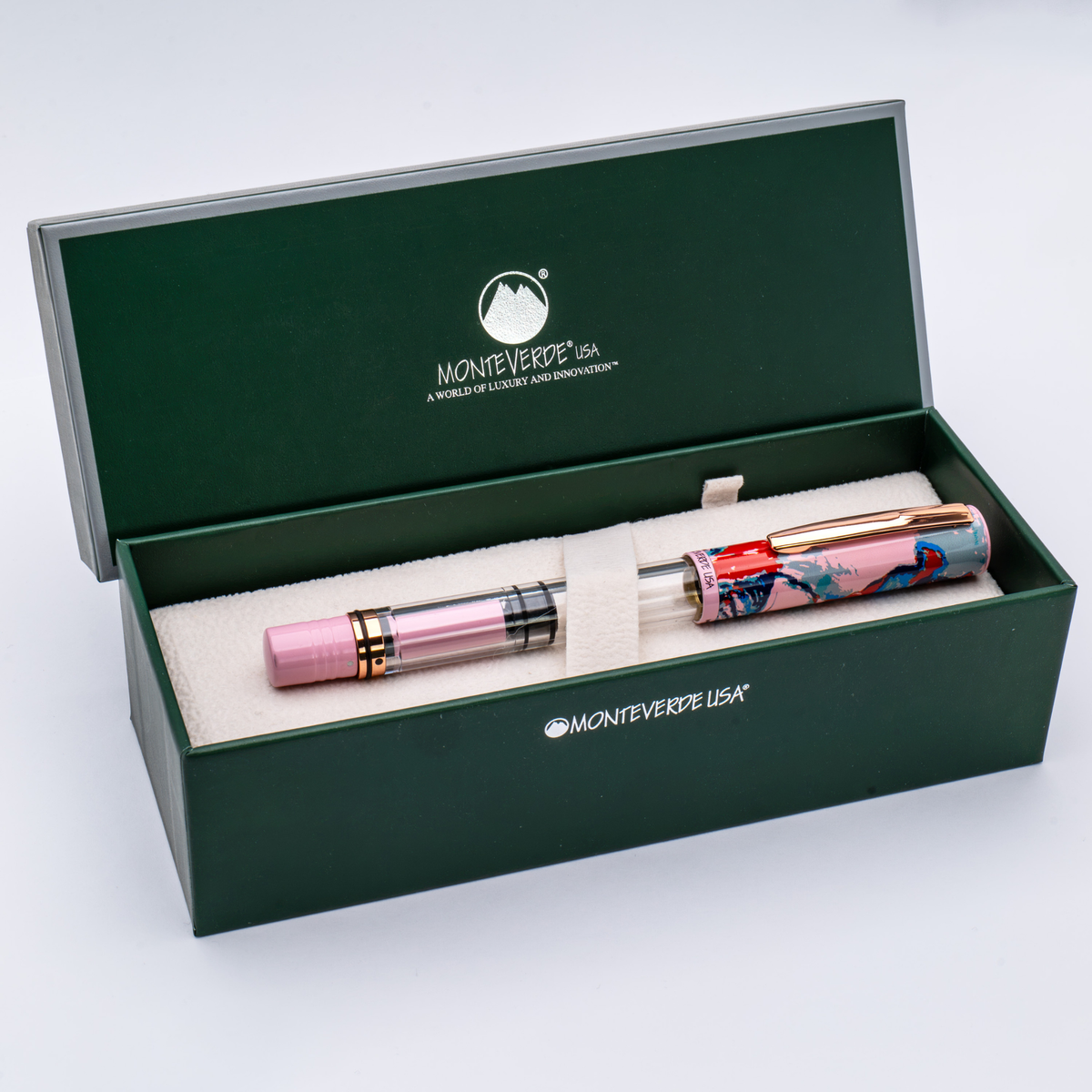 Monteverde MP1 Woman with a Hat 1905 – Fine Art Series Fountain Pen + 15ml Pink Ink Bottle