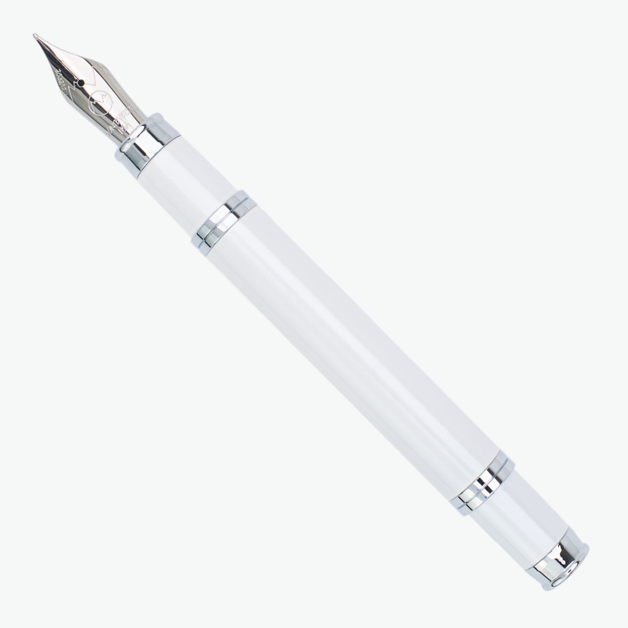 Monteverde USA Innova 2026 Color of The Year Cloud Dancer Fountain Pen Chrome Trim Collection