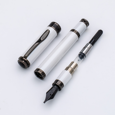 Monteverde USA Innova 2026 Color of The Year Cloud Dancer Fountain Pen Gunmetal Trim Collection