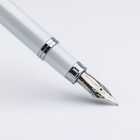 Monteverde USA Innova 2026 Color of The Year Cloud Dancer Fountain Pen Chrome Trim Collection