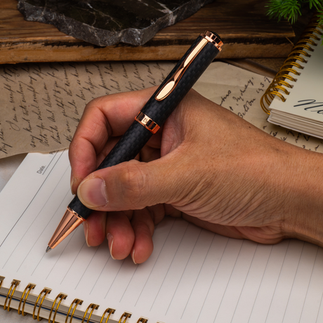 Monteverde Innova Matte Carbon Rosegold Ballpoint Pen Collection