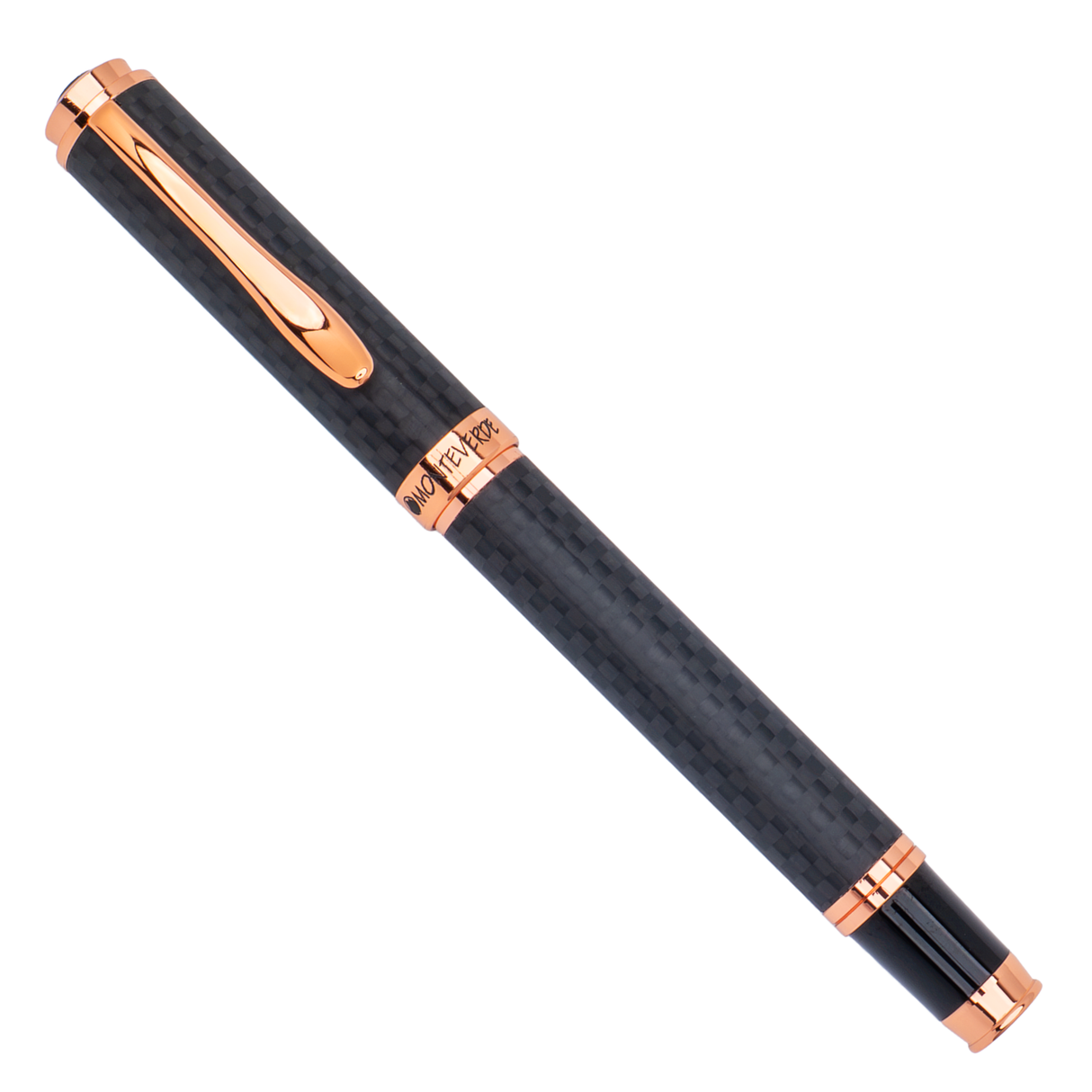 Monteverde Innova Matte Carbon Rosegold Fountain Pen Collection