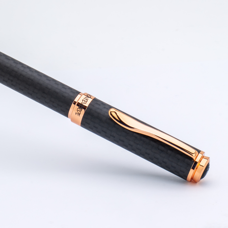 Monteverde Innova Matte Carbon Rosegold Fountain Pen Collection