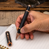 Monteverde Innova Matte Carbon Rosegold Rollerball Pen Collection