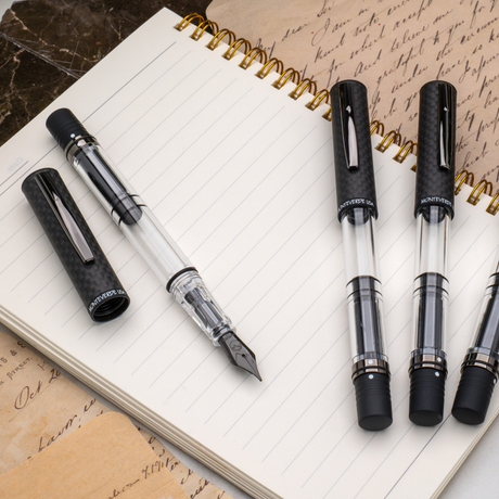 Monteverde USA Matte Carbon MP1 Fountain Pen Collection