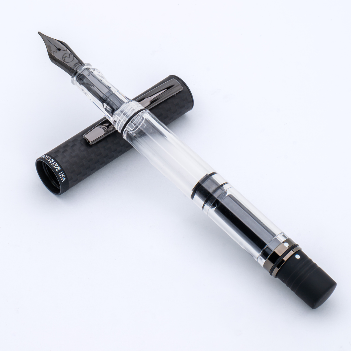 Monteverde USA Matte Carbon MP1 Fountain Pen Collection