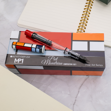 Monteverde MP1 Mondrian Composition 1921 - Fine Art Series Fountain Pen Collection