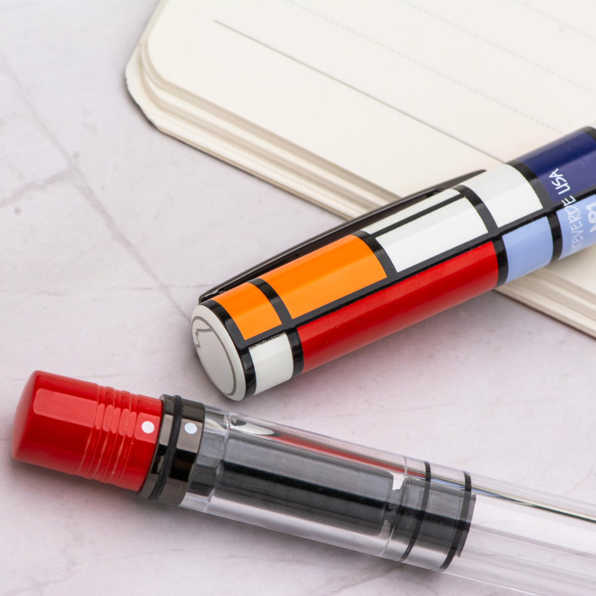 Monteverde MP1 Mondrian Composition 1921 - Fine Art Series Fountain Pen Collection