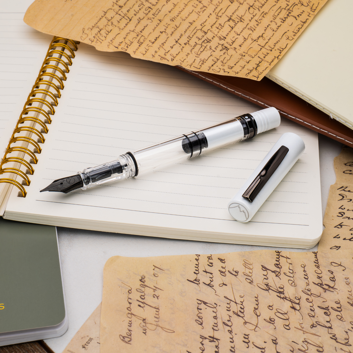 Monteverde MP1 White Lotus – Limited Edition Fountain Pen Collection