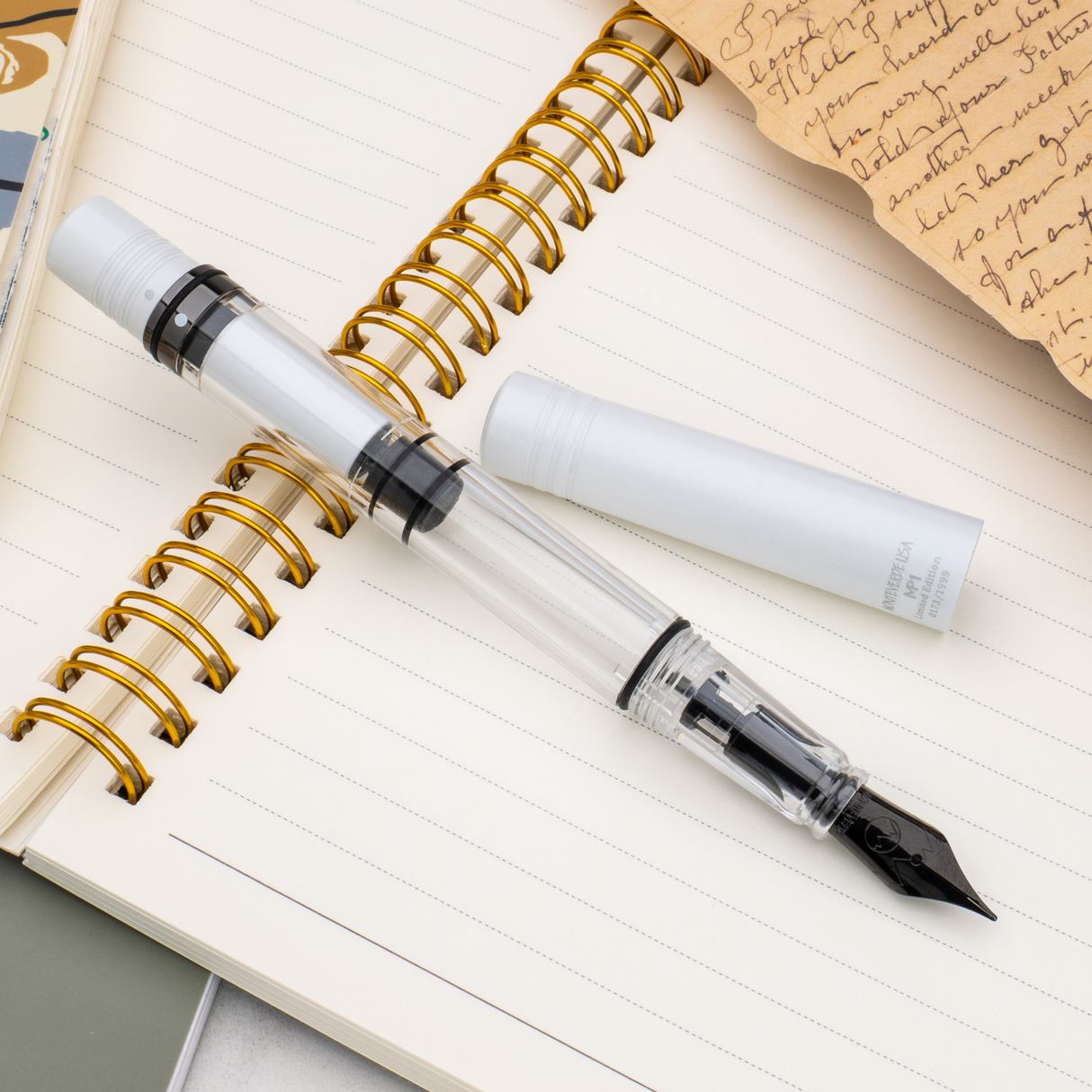 Monteverde MP1 White Lotus – Limited Edition Fountain Pen Collection