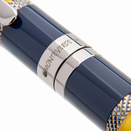 Monteverde USA Regatta Blue Yellow Ballpoint Pen Collection