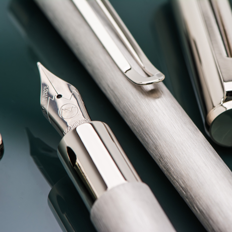 Monteverde USA RITMA Brushed Stainless Steel FOUNTAIN PEN Collection