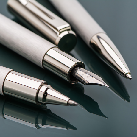 Monteverde USA RITMA Brushed Stainless Steel FOUNTAIN PEN Collection