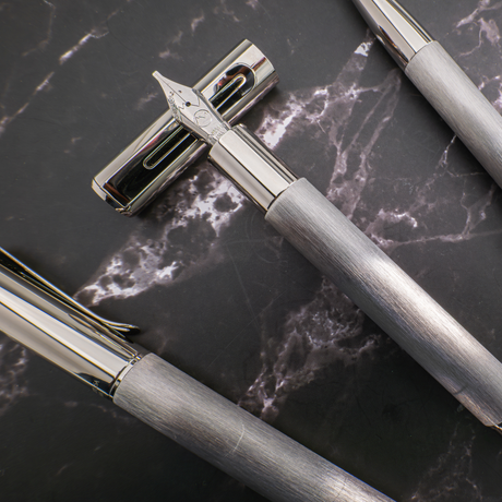 Monteverde USA RITMA Brushed Stainless Steel FOUNTAIN PEN Collection