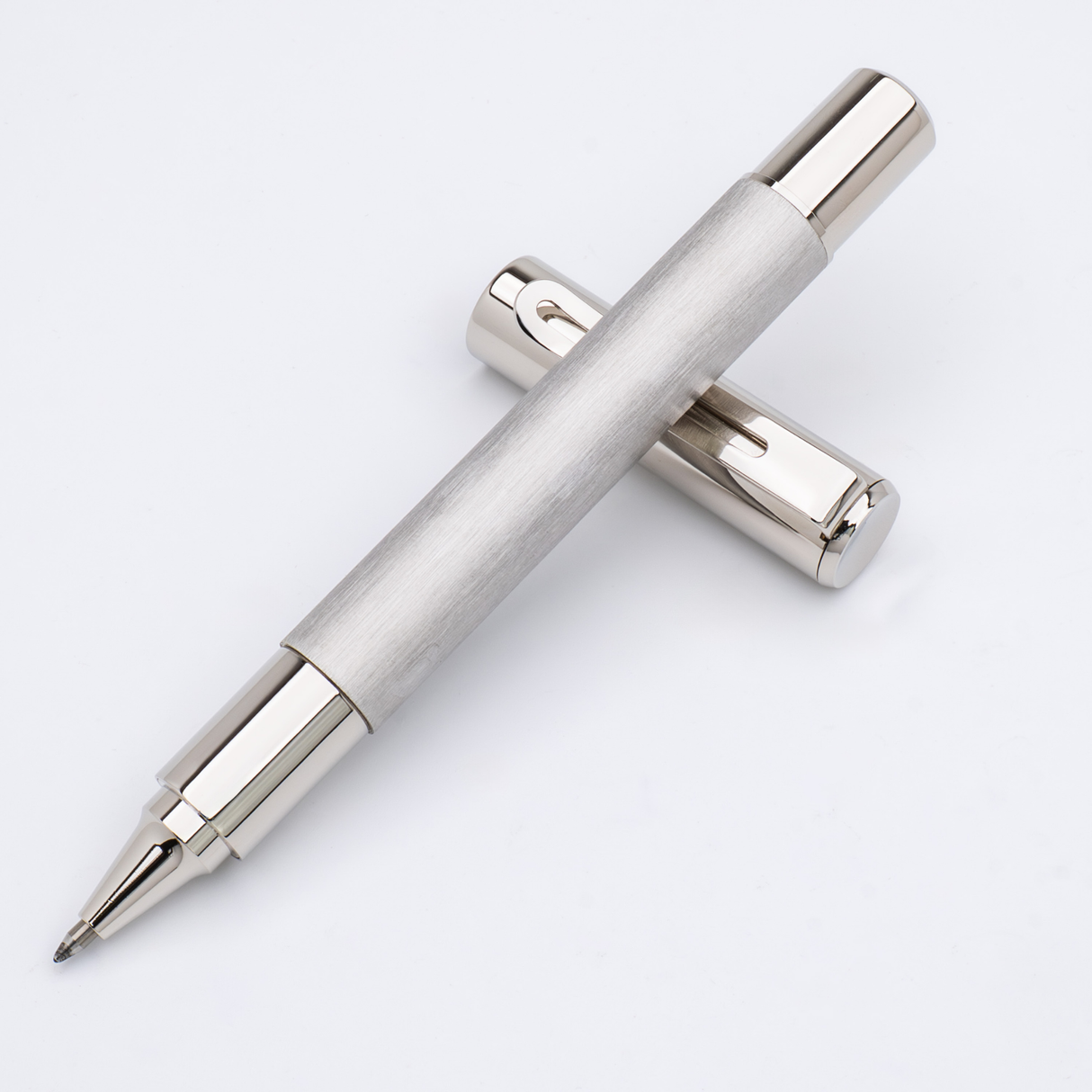 Monteverde USA RITMA Brushed Stainless Steel ROLLERBALL PEN Collection