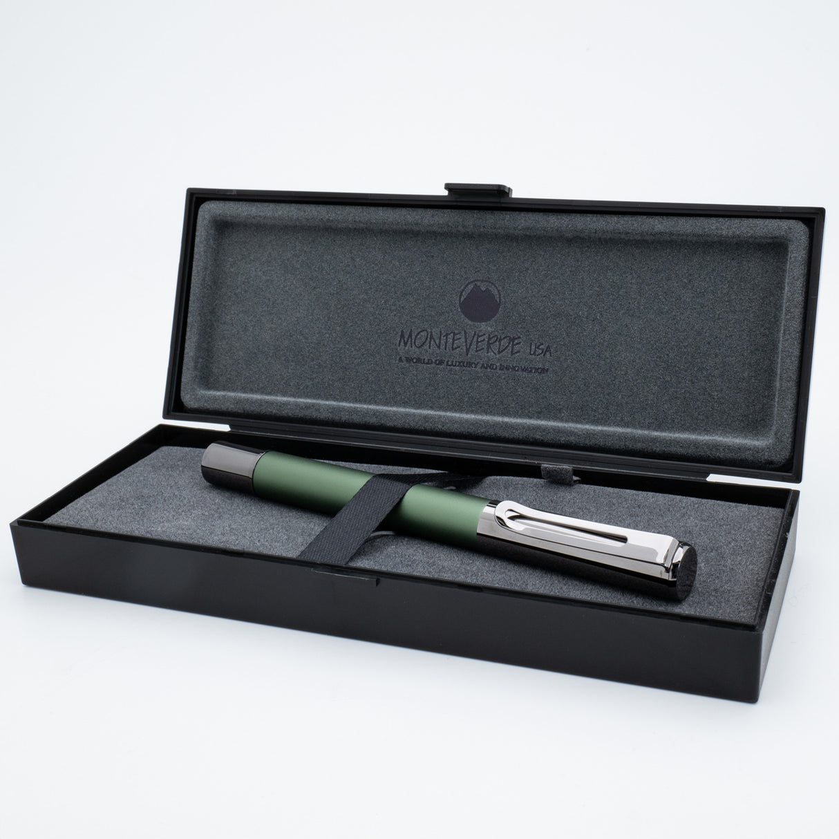 Monteverde USA® Ritma Anodized Green Fountain Pen  w/ JoWo Nib