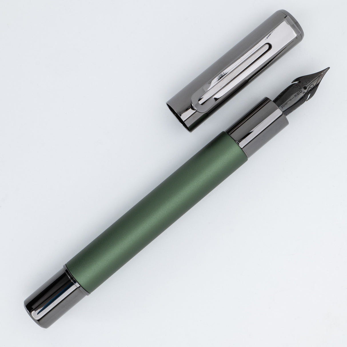 Monteverde USA® Ritma Anodized Green Fountain Pen  w/ JoWo Nib