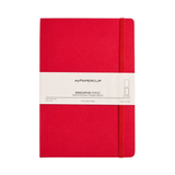 My Paperclip Executive Series Notebook (Soft Cover) - Large (With Back Pocket)  165 x 241 mm Collection  Plain Red