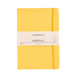 My Paperclip Executive Series Notebook (Soft Cover) - Large (With Back Pocket)  165 x 241 mm Collection  Plain Yellow