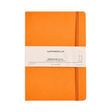 My Paperclip Executive Series Notebook (Soft Cover) - Large (With Back Pocket)  165 x 241 mm Collection  Orange Plain