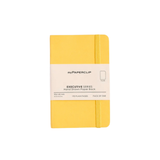 My Paperclip Executive Series Notebook (Soft Cover) - 90 x 140 mm Collection Plain Yellow
