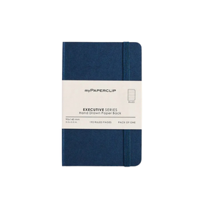 My Paperclip Executive Series Notebook (Soft Cover) - 90 x 140 mm Collection ruled Blue
