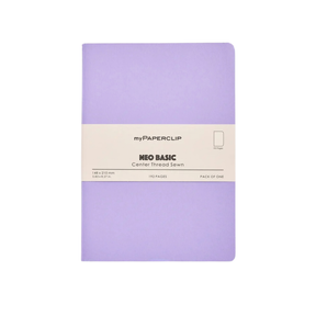 My Paperclip Neo Basic Center Thread Sewn Plain 148 x 210 mm Lilac  Collection