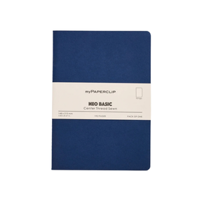 My Paperclip Neo Basic Center Thread Sewn Plain 148 x 210 mm SonicBlue  Collection
