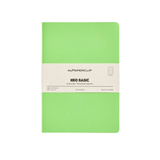 My Paperclip Neo Basic Center Thread Sewn Notebook 148 x 210 mm Ruled Collection NeonGreen