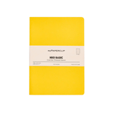 My Paperclip Neo Basic Center Thread Sewn Notebook 148 x 210 mm Ruled Collection Yellow