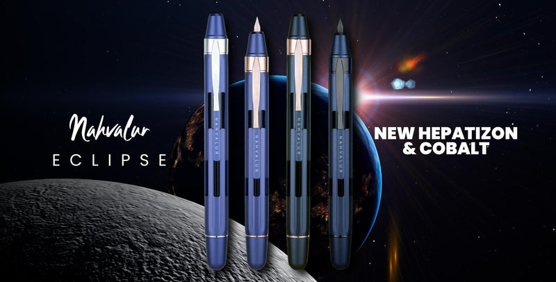 Nahvalur Eclipe Hepatizon & Cobalt  Fountain Pens