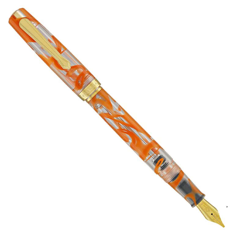 Nahvalur Original Plus Garibaldi Orange - Fountain Pen – Fountain Pen ...