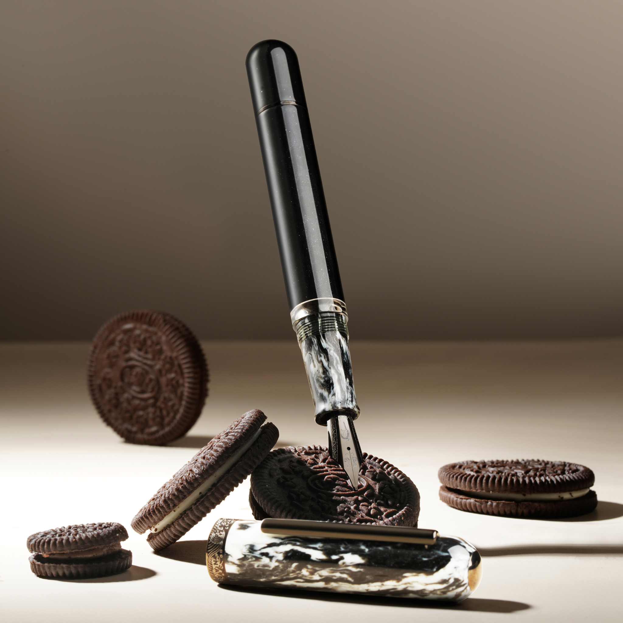 Nahvalur Voyage Cookies & Cream Fountain Pen – Fountain Pen Hospital Nahvalur Voyage Cookies & Cream Fountain Pen – Fountain Pen Hospital