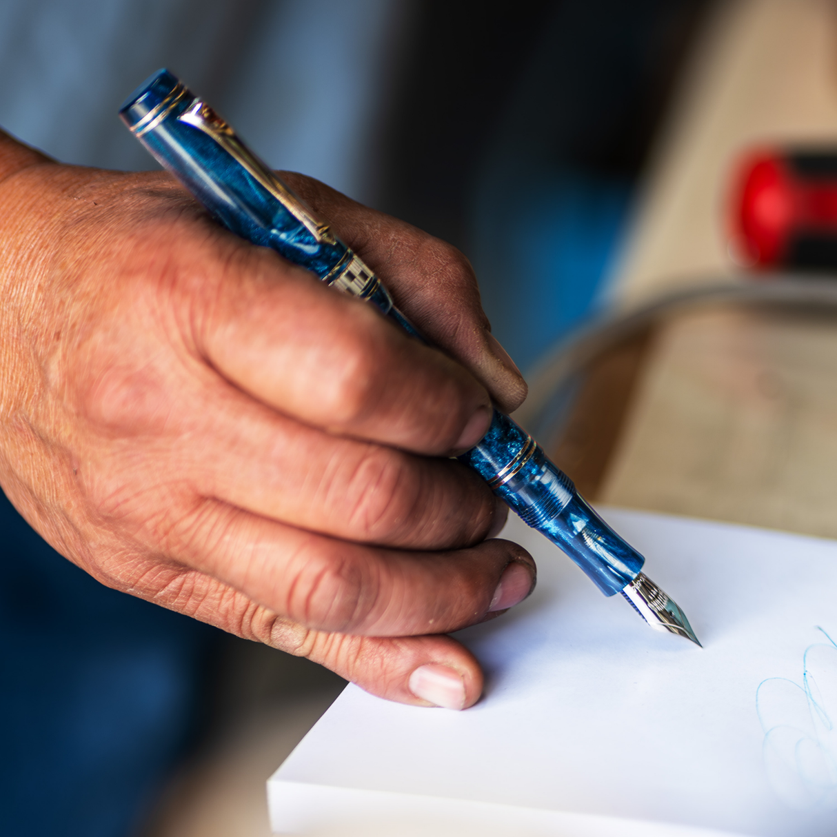 Nettuno Superba Blue Mamba LE Fountain Pen Collection