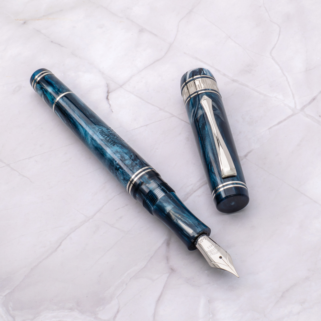 Nettuno Superba Blue Mamba LE Fountain Pen Collection