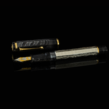 OMAS Cobra Silver Guilloché Fountain Pen
