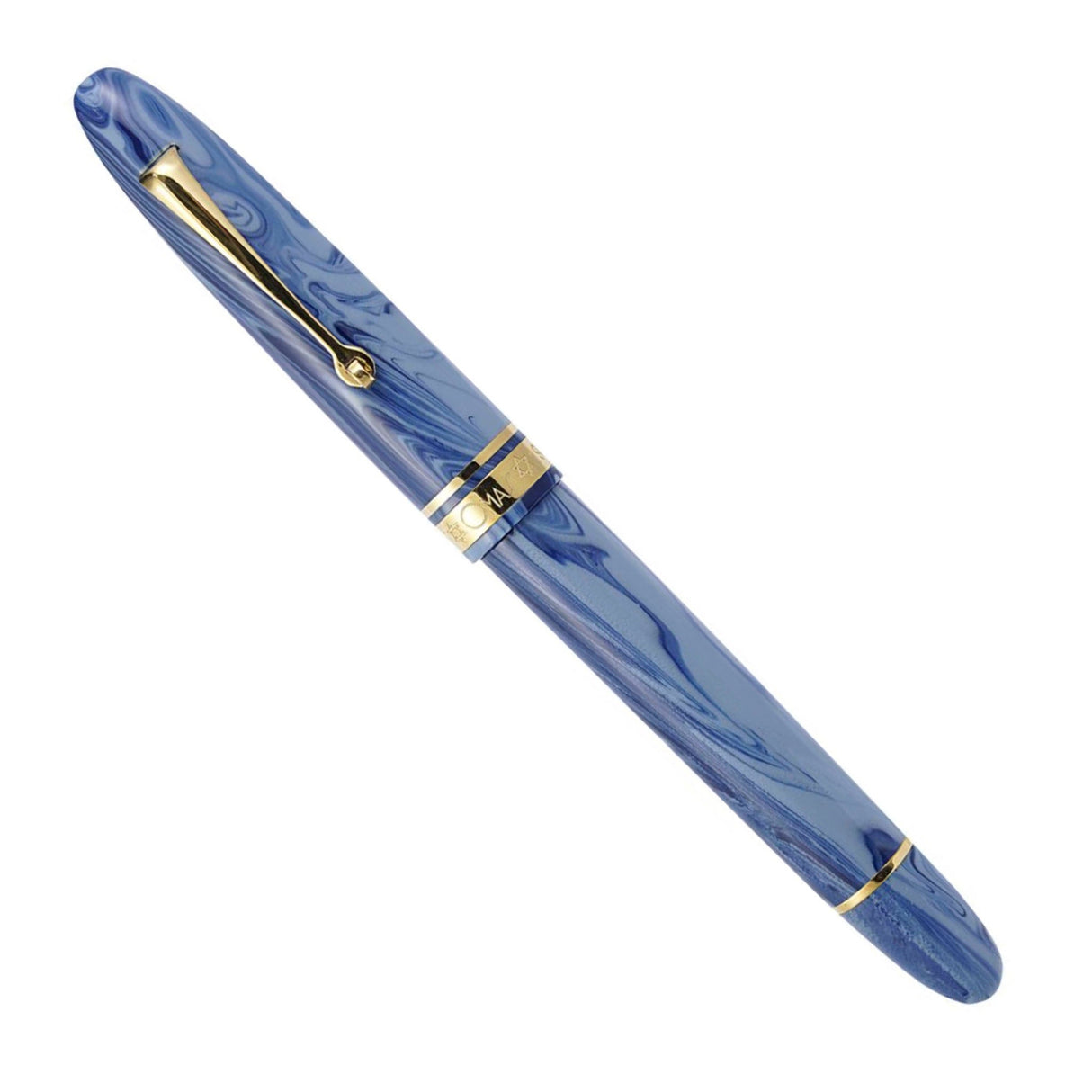 Omas Ogiva Israel 75th Anniversary Blue with Gold Trim - Fountain Pen