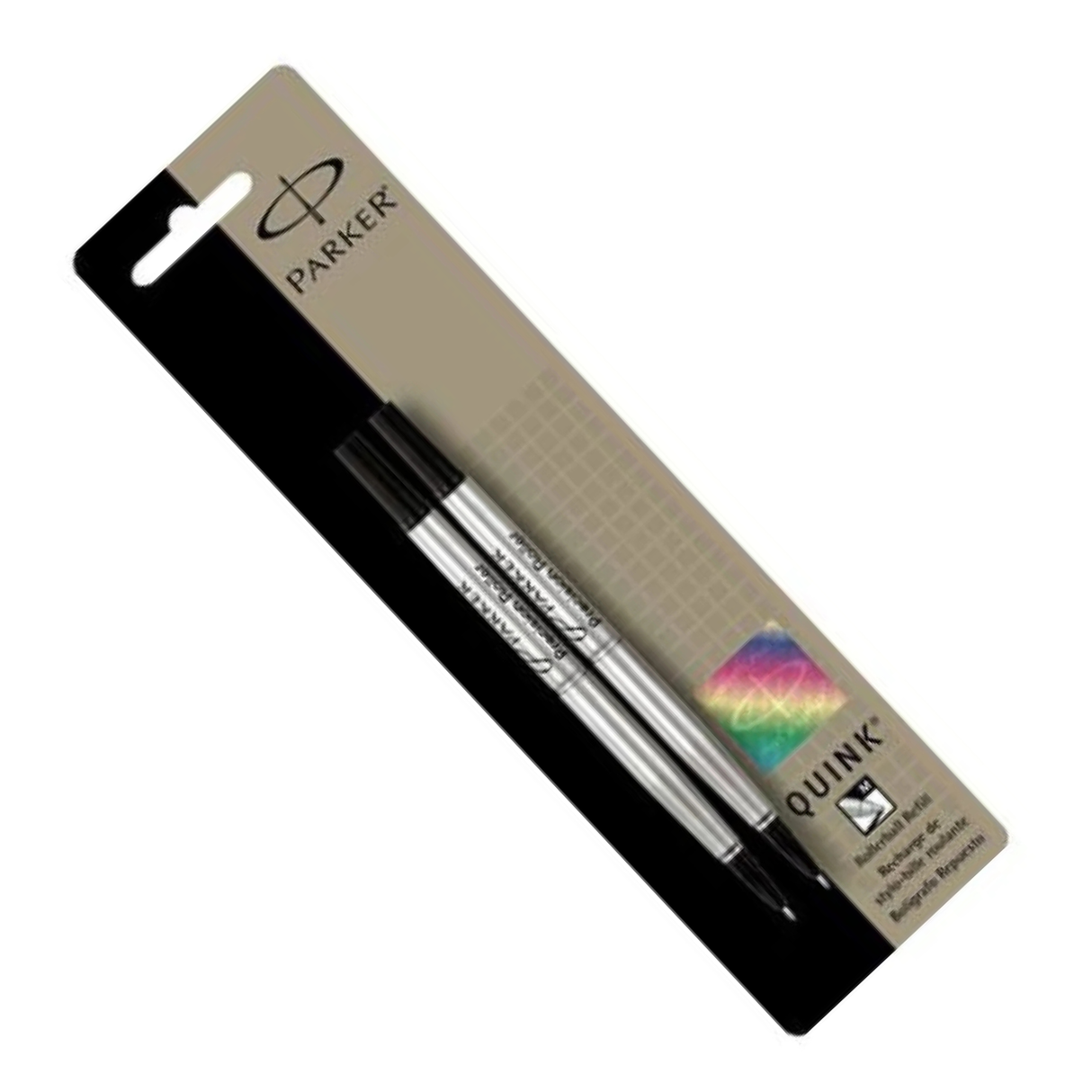 Parker Quink Rollerball Refill in Black - Medium Point (Pack of 2)