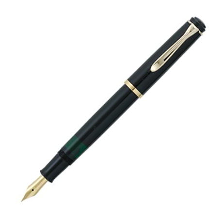 Pelikan Tradition 200 Black(Gold Trim) - Fountain Pen