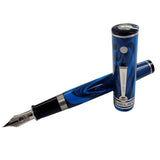 Wahl-Eversharp Decoband Carroll Shelby 427 Cobra Blue w/Rhodium Trim - Fountain Pen
